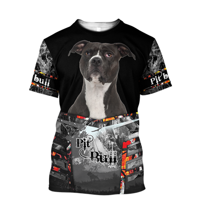 Pitbull 3d hoodie shirt for men and women DD10152001