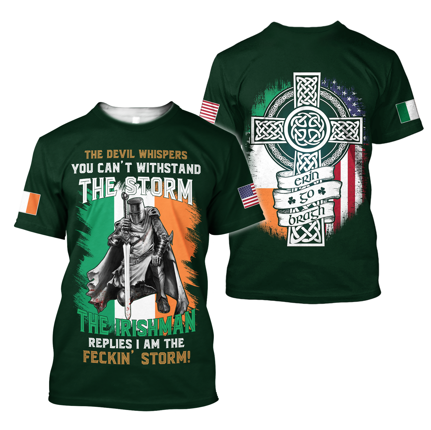 Irish St.Patrick day 3d hoodie shirt for men and women DD10272003