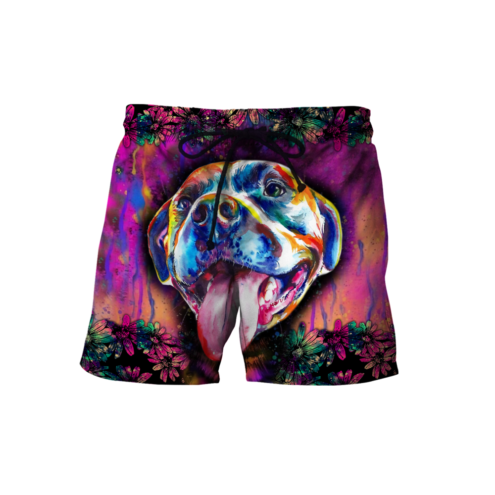 Pitbull flower 3D hoodie shirt for men and women HG91602