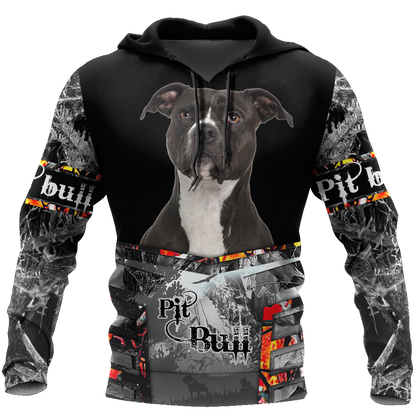 Pitbull 3d hoodie shirt for men and women DD10152001