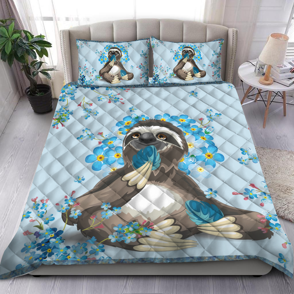 Sloth Love Quilt Bedding Set by SUN MH1506201-Quilt-SUN-King-Vibe Cosy™