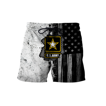 Veteran US Army in my heart 3D shirts for men and women BW