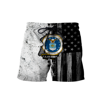 Veteran US Air Force in my heart 3D shirts for men and women BW
