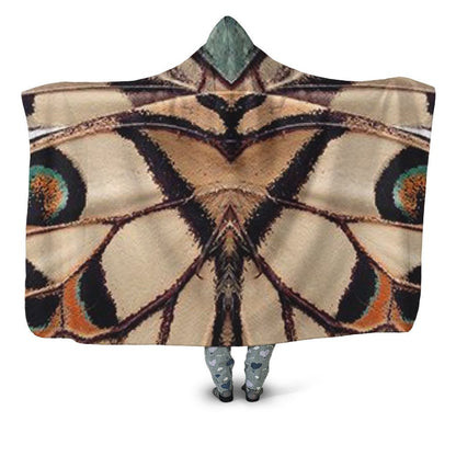 3D All Over Butterflies Hoodie Dress Leggings Blanket NNK-Apparel-NNK-Hooded Blanket-Youth 49.6x59.05-Vibe Cosy™