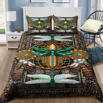 Native American dreamcatcher dragonfly bedding set HG71102