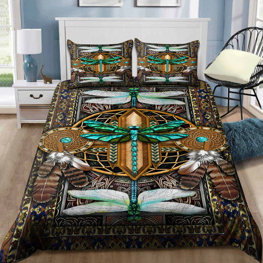 Native American dreamcatcher dragonfly bedding set HG71102