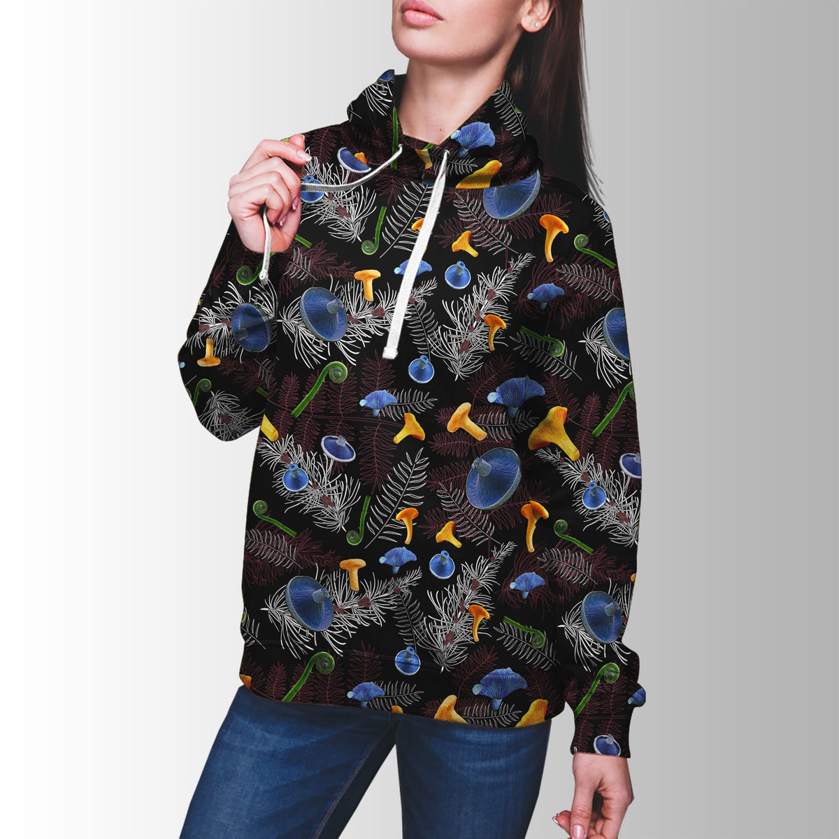 Violet mushroom pants Hoodie-Apparel-NTH-Hoodie-S-Vibe Cosy™