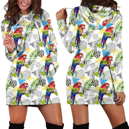 3D All Over Printing Beautiful Scarlet Macaw Legging-Apparel-Phaethon-Hoodie Dress-S-Vibe Cosy™
