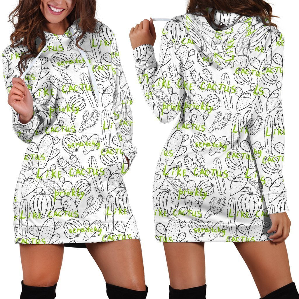 3D All Over Printing Like Green Cacti Legging-Apparel-NTH-Hoodie Dress-S-Vibe Cosy™