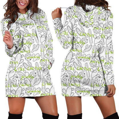 3D All Over Printing Like Green Cacti Legging-Apparel-NTH-Hoodie Dress-S-Vibe Cosy™