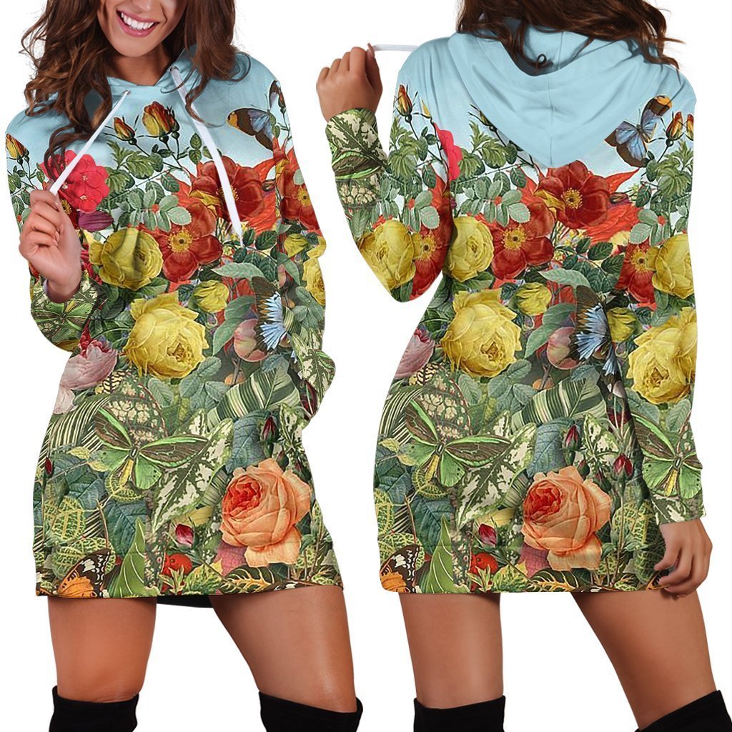 3D All Over Printing Butterfly Garden Legging-Apparel-HbArts-Hoodie Dress-S-Vibe Cosy™