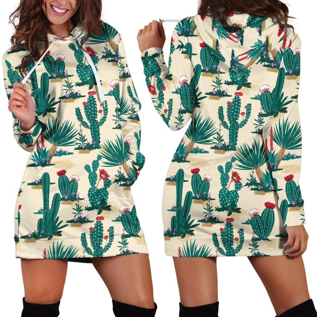 3D All Over Printing dark blue Cactus Legging-Apparel-NTH-Hoodie Dress-S-Vibe Cosy™