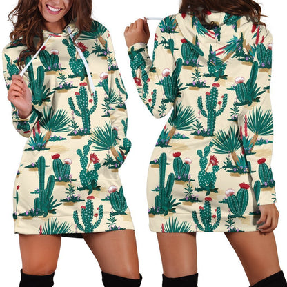 3D All Over Printing dark blue Cactus Legging-Apparel-NTH-Hoodie Dress-S-Vibe Cosy™