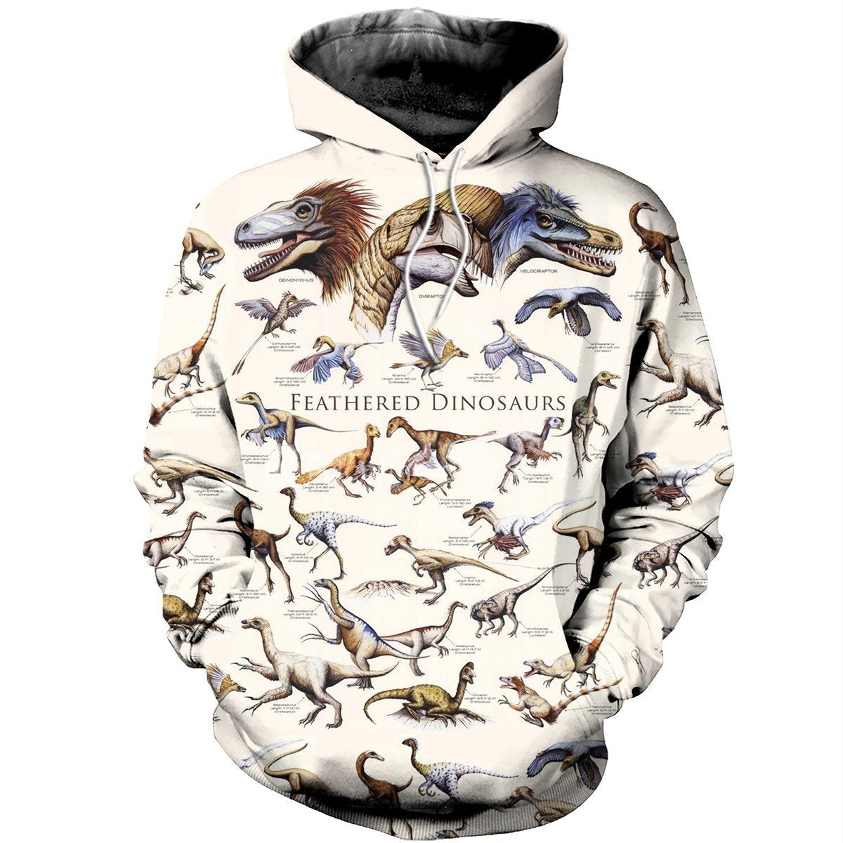 3D All Over Printed Dinosaurs Shirts And Shorts-3D All Over Printed Clothes-HP Arts-Normal Hoodie-XS-Vibe Cosy™