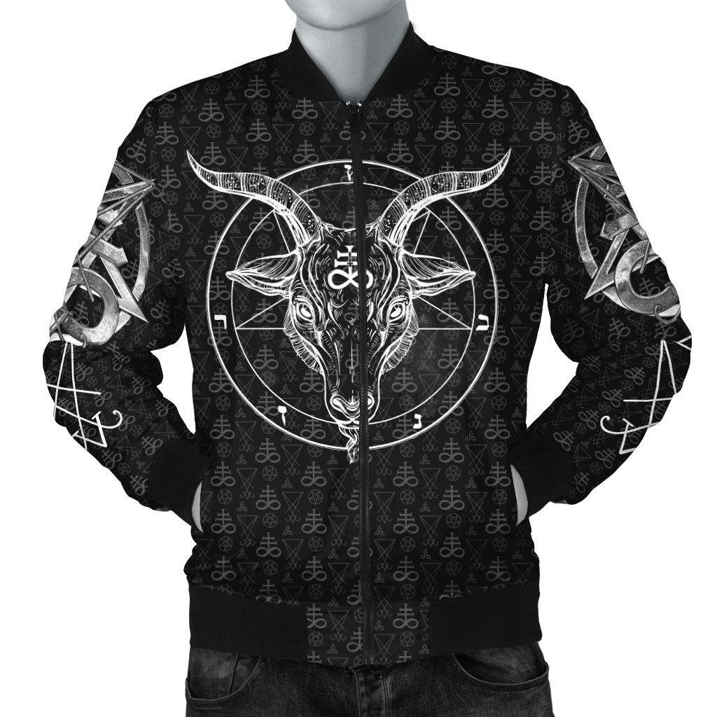 Satanic 5 Letters 3D All Over Printed Hoodie MP855-Apparel-MP-Bomber Jacket-S-Vibe Cosy™