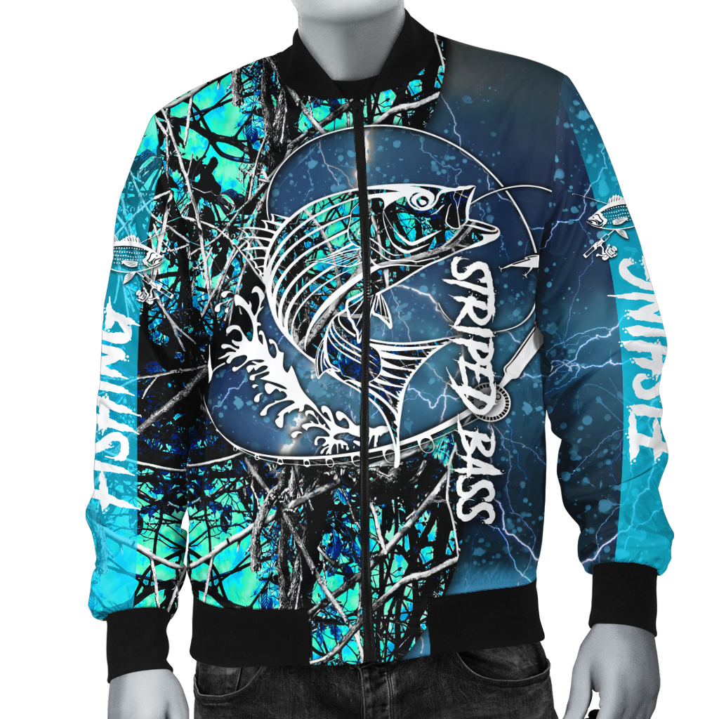 Striped Bass Fishing water camo all over printed shirts for men and women TR271202 - Amaze Style™-Apparel