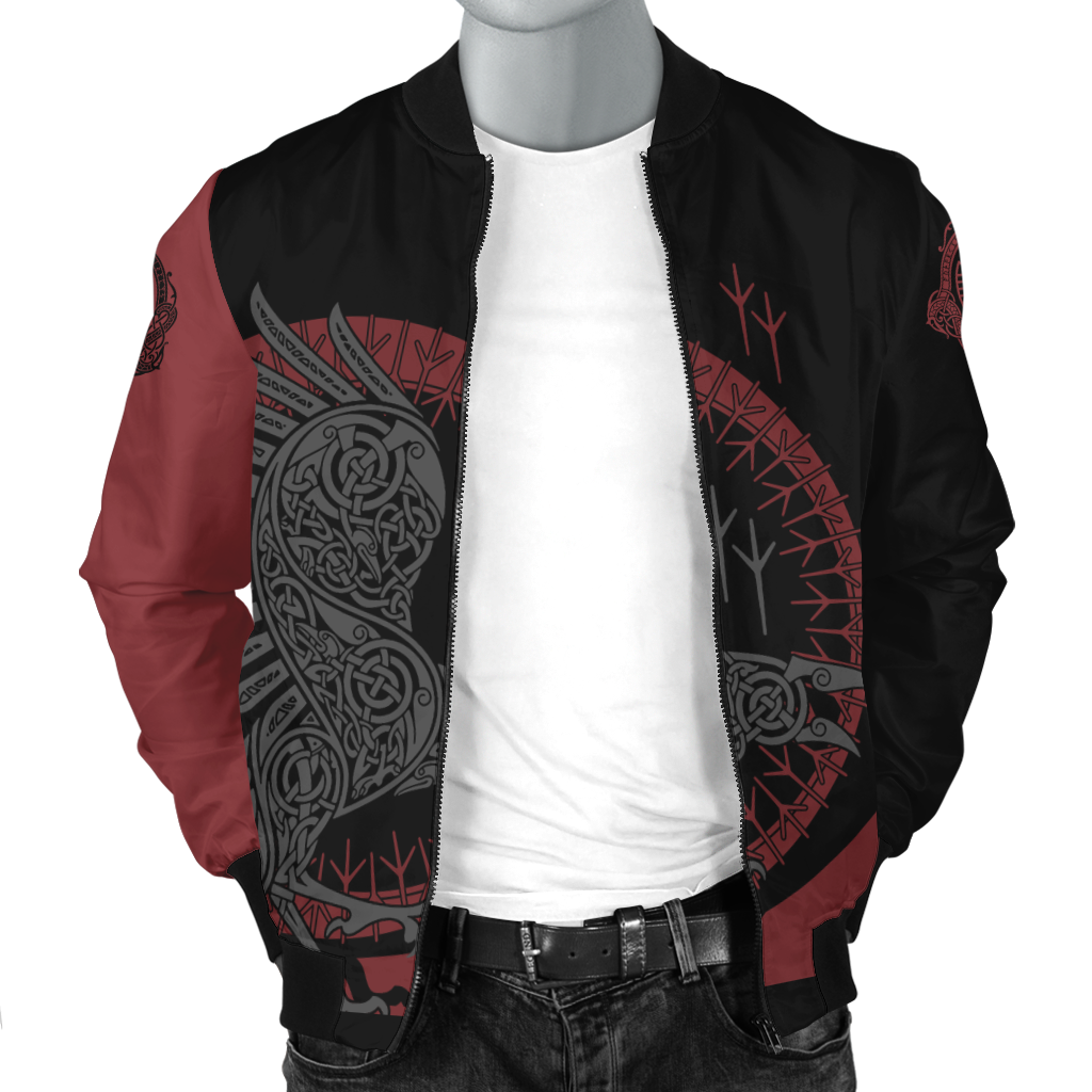 Viking Raven Pullover-ALL OVER PRINT HOODIES-HP Arts-Hoodie-S-Vibe Cosy™