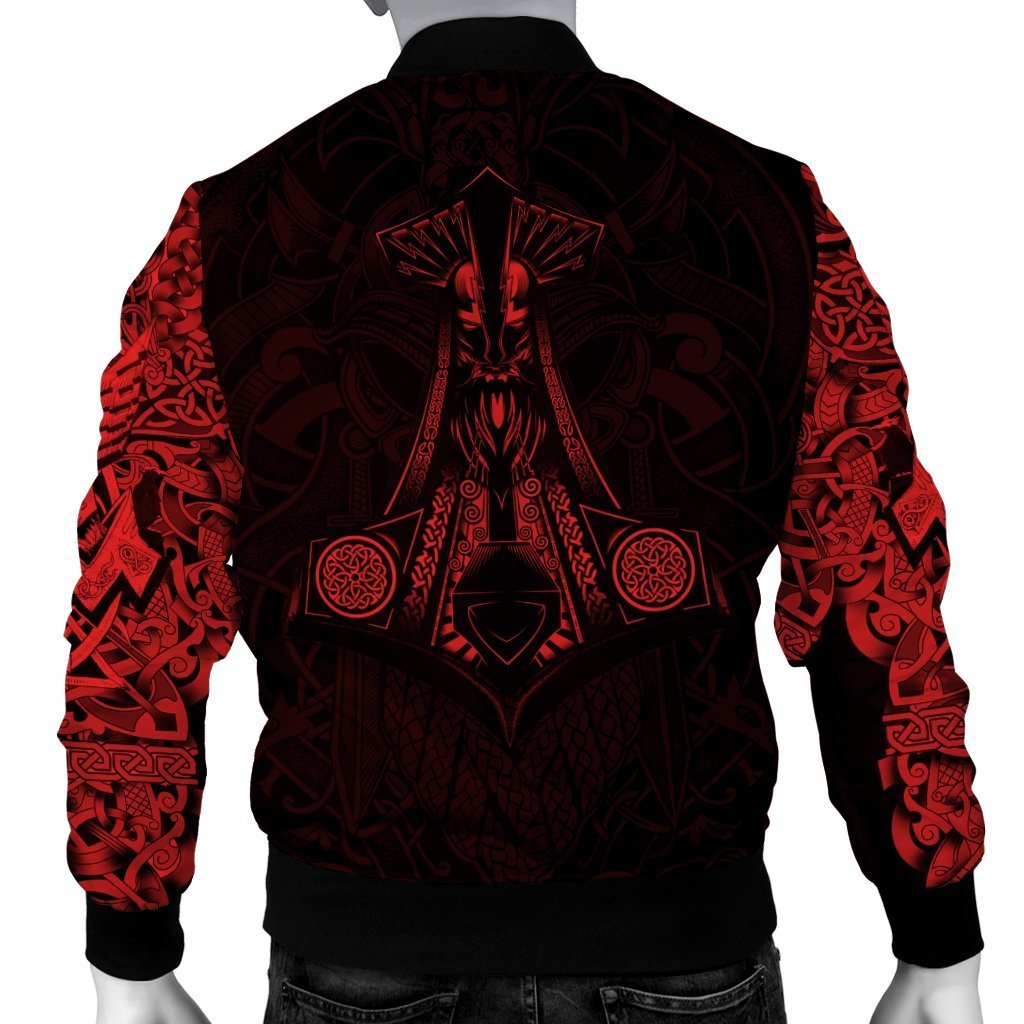 Vikings - The Raven Red of Odin Tattoo-Apparel-HP Arts-Hoodie-S-Vibe Cosy™