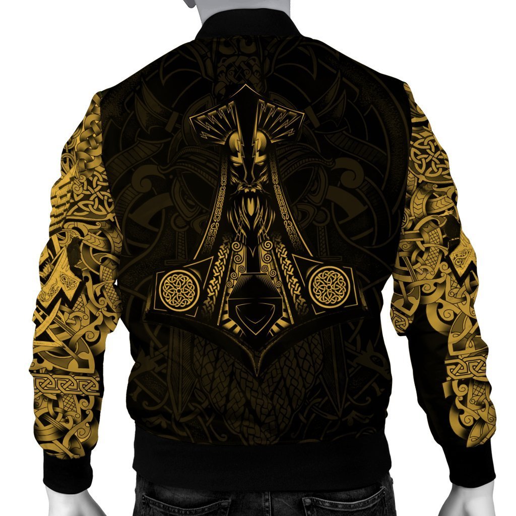 Vikings - The Raven Yellow of Odin Tattoo-Apparel-HP Arts-Hoodie-S-Vibe Cosy™