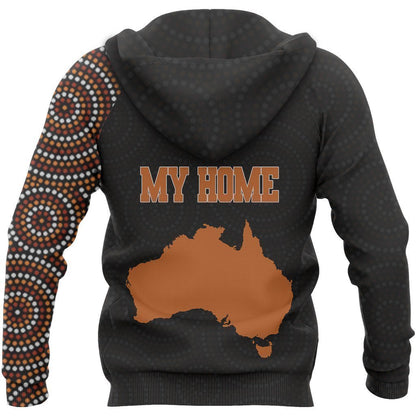 My Home Australia Hoodie Aboriginal-Apparel-HD09-Hoodie-S-Vibe Cosy™