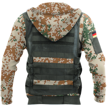 Custom armor 3d hoodie shirt for men and women HG62101-Apparel-HG-Zip hoodie-S-Vibe Cosy™