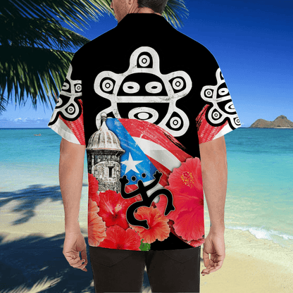 Puerto Rico Sol Taino Hawaii Shirts TH20061604S-Apparel-TQH-Hawaiian shirt-S-Vibe Cosy™
