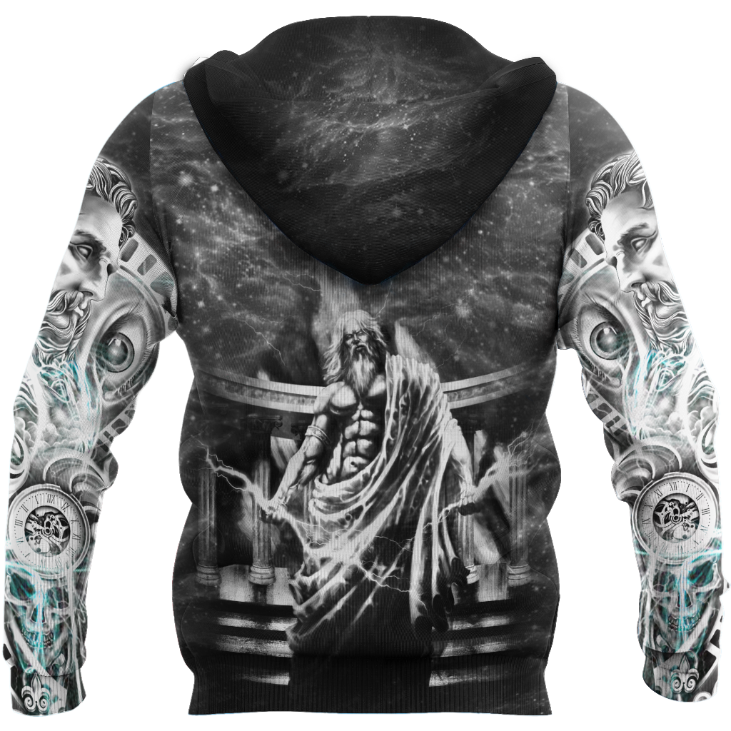 Zeus - King of God 3D Printed MH230520-Apparel-ML-Zipped Hoodie-S-Vibe Cosy™
