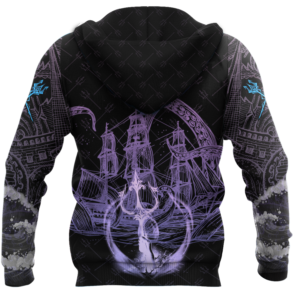Poseidon Master of the sea Over 3D Printed MH270520-ML-Apparel-ML-Zipped Hoodie-S-Vibe Cosy™