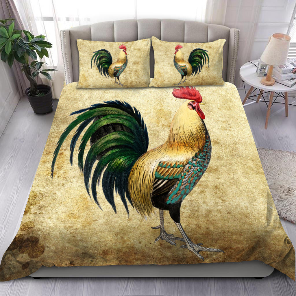 Chicken Art Bedding Set HAC110704-NM-Bedding Set-NM-Twin-Vibe Cosy™