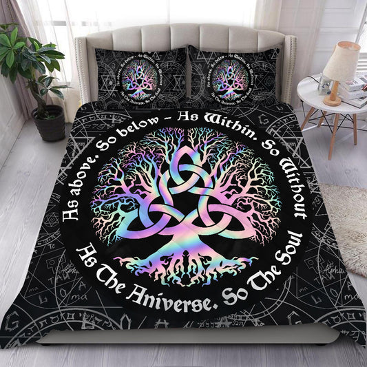 Wicca Tree of Life Bedding Set HAC110601-NM-Bedding Set-NM-Twin-Vibe Cosy™