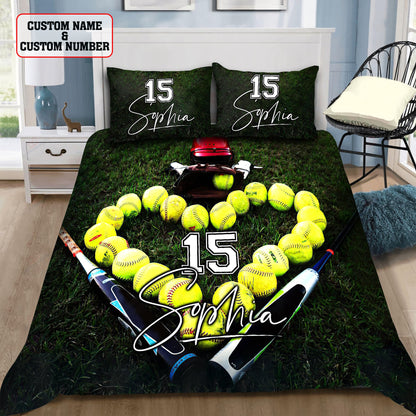 Softball custom bedding set AM092022