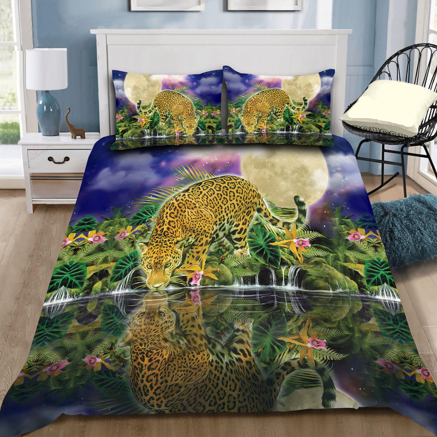 Jaguar and Moon Bedding Set NTN08262001