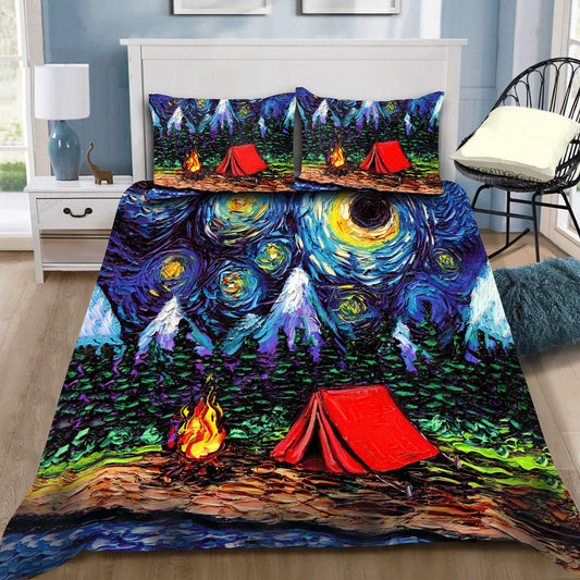 Camping Fire Bedding Set AM072043-NM-Bedding Set-NM-Twin-Vibe Cosy™