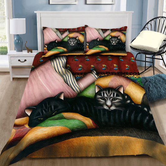 Cat Bedding Set AM-TT-Bedding Set-TT-Twin-Vibe Cosy™