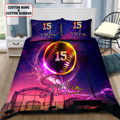 Softball custom bedding set AM092021