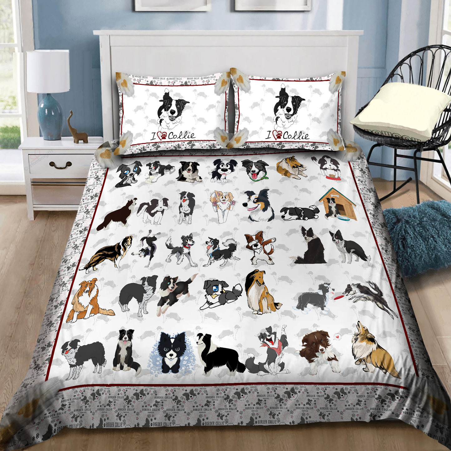 Border collie bedding set JJW31082001