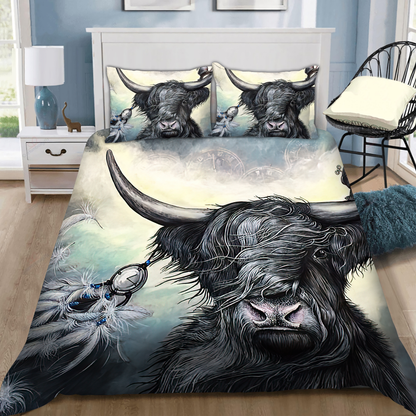 Scotland Highland Cow Bedding Set MH200720-Bedding Set-TT-Twin-Vibe Cosy™