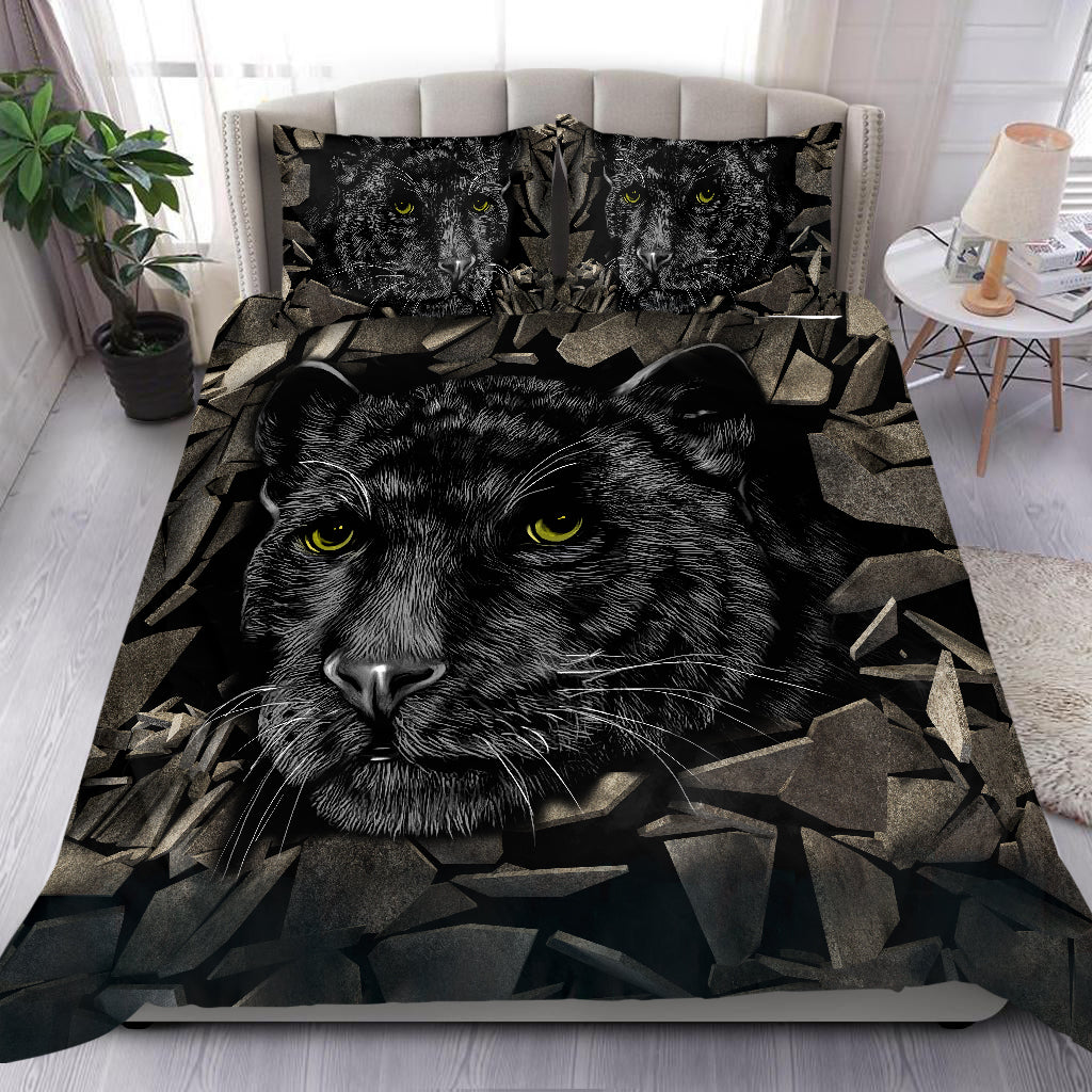 Panther Break The WAll 3D Bedding Set NTN08122002-LAM