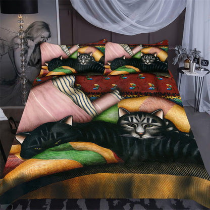 Cat Bedding Set AM-TT-Bedding Set-TT-Twin-Vibe Cosy™