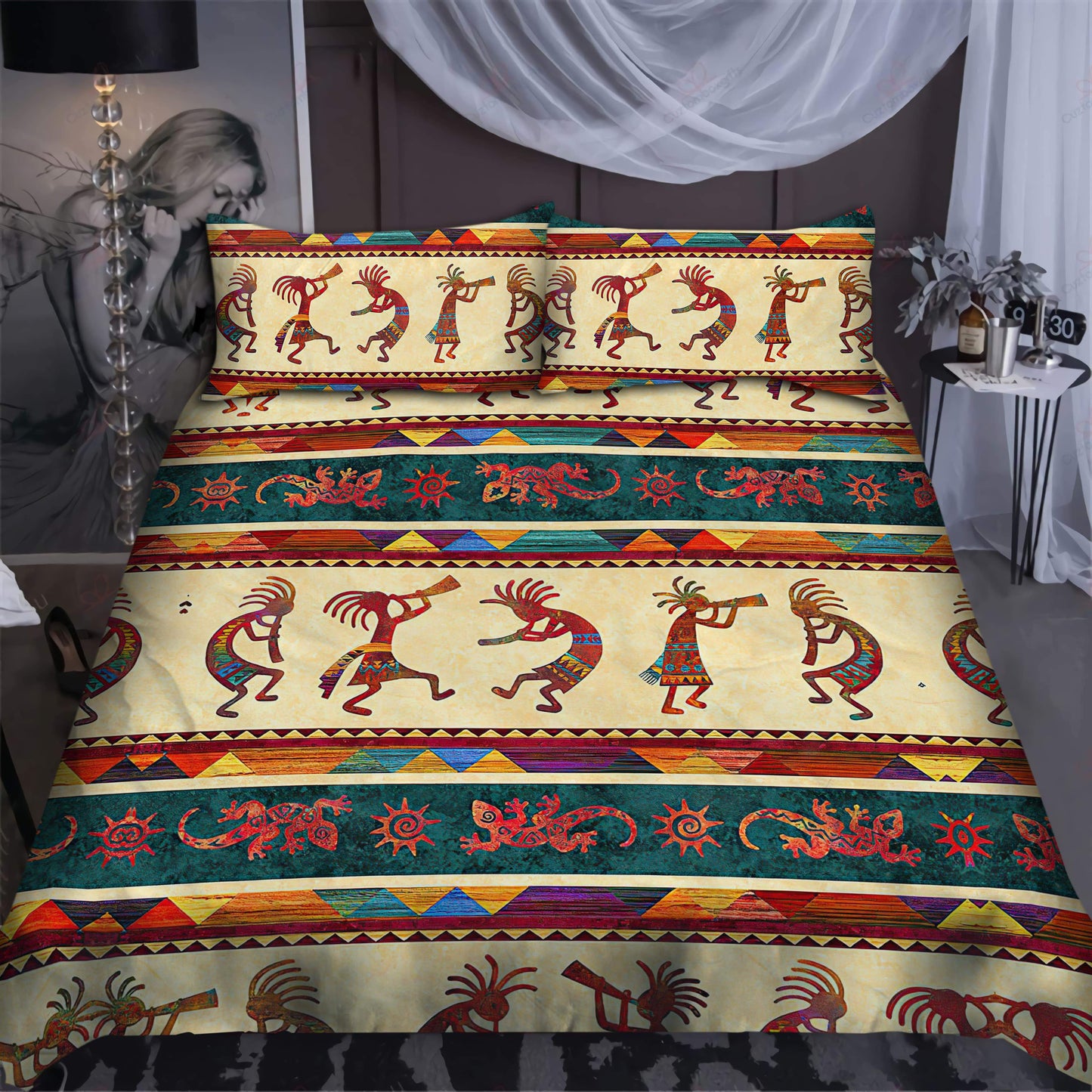 Native American Kokopelli Bedding MEI20082202-MEI
