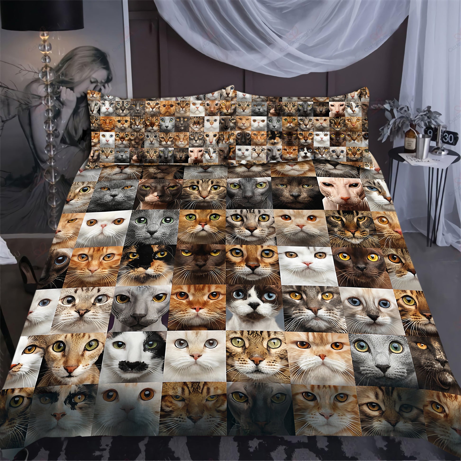 Cat Bedding Set-TT-Bedding Set-TT-Twin-Vibe Cosy™