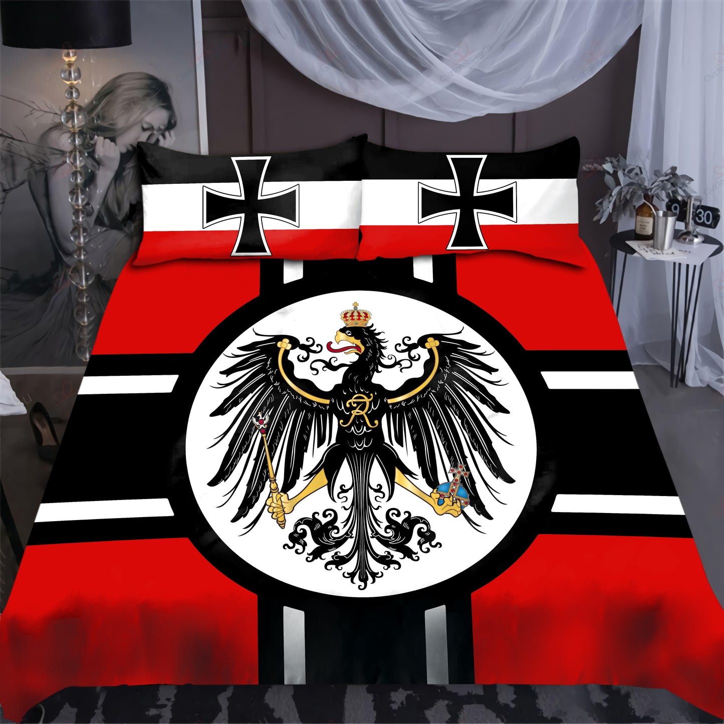 Germany Flag Bedding Set NM20062413-Bedding Set-NM-US Twin-Vibe Cosy™