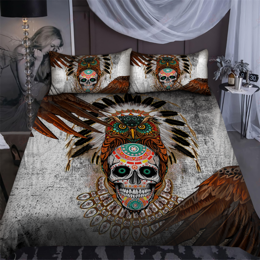 Sugar Native Skull Bedding Set