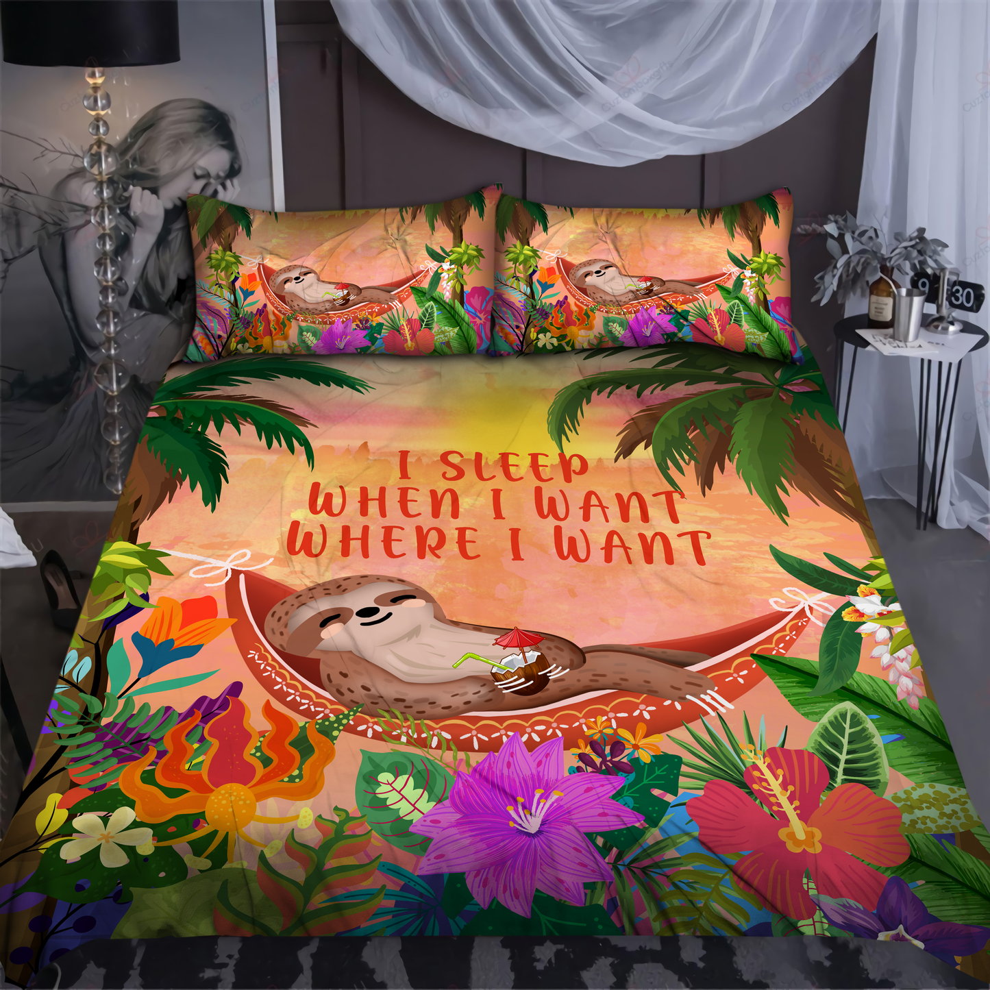 Sleep Sleeping hippie Bedding Set-ML-ML-US Twin-Vibe Cosy™