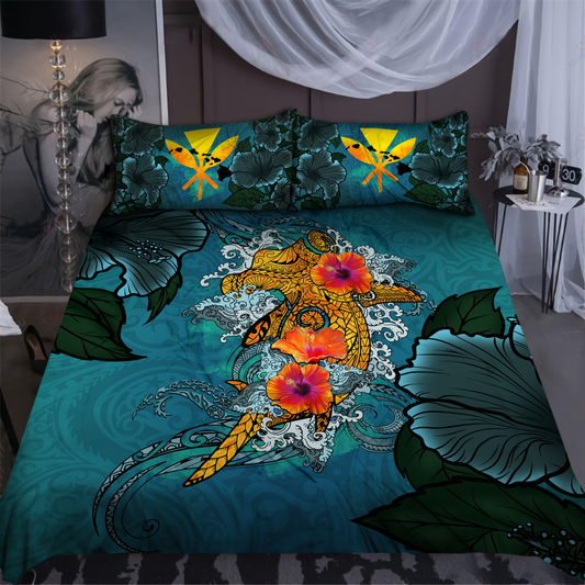 Hawaii Polynesian Hammerhead Sharks Bedding Set-ML-ML-US Twin-Vibe Cosy™