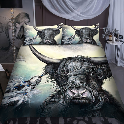 Scotland Highland Cow Bedding Set MH200720-Bedding Set-TT-Twin-Vibe Cosy™