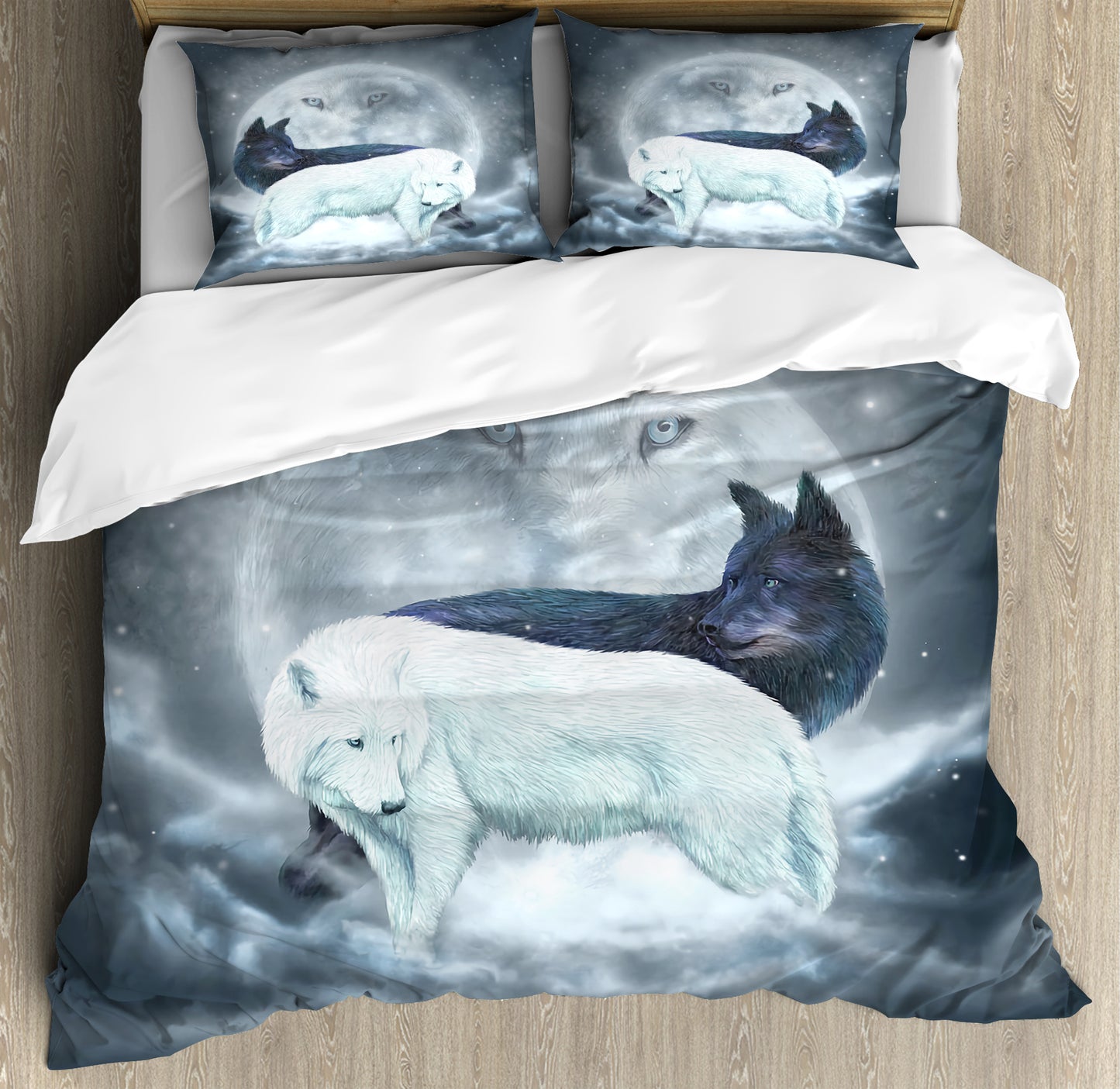 Wolf bedding set HAC060705-HG-HG-US Twin-Vibe Cosy™