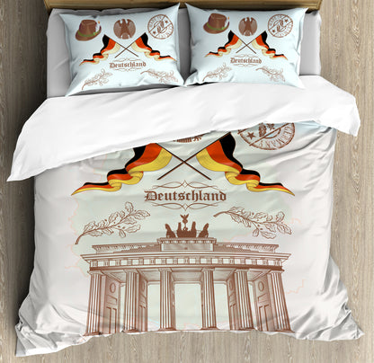 Germany Bedding Set - Deutschland German Symbol HAC260607-NM-Bedding Set-NM-US Twin-Vibe Cosy™