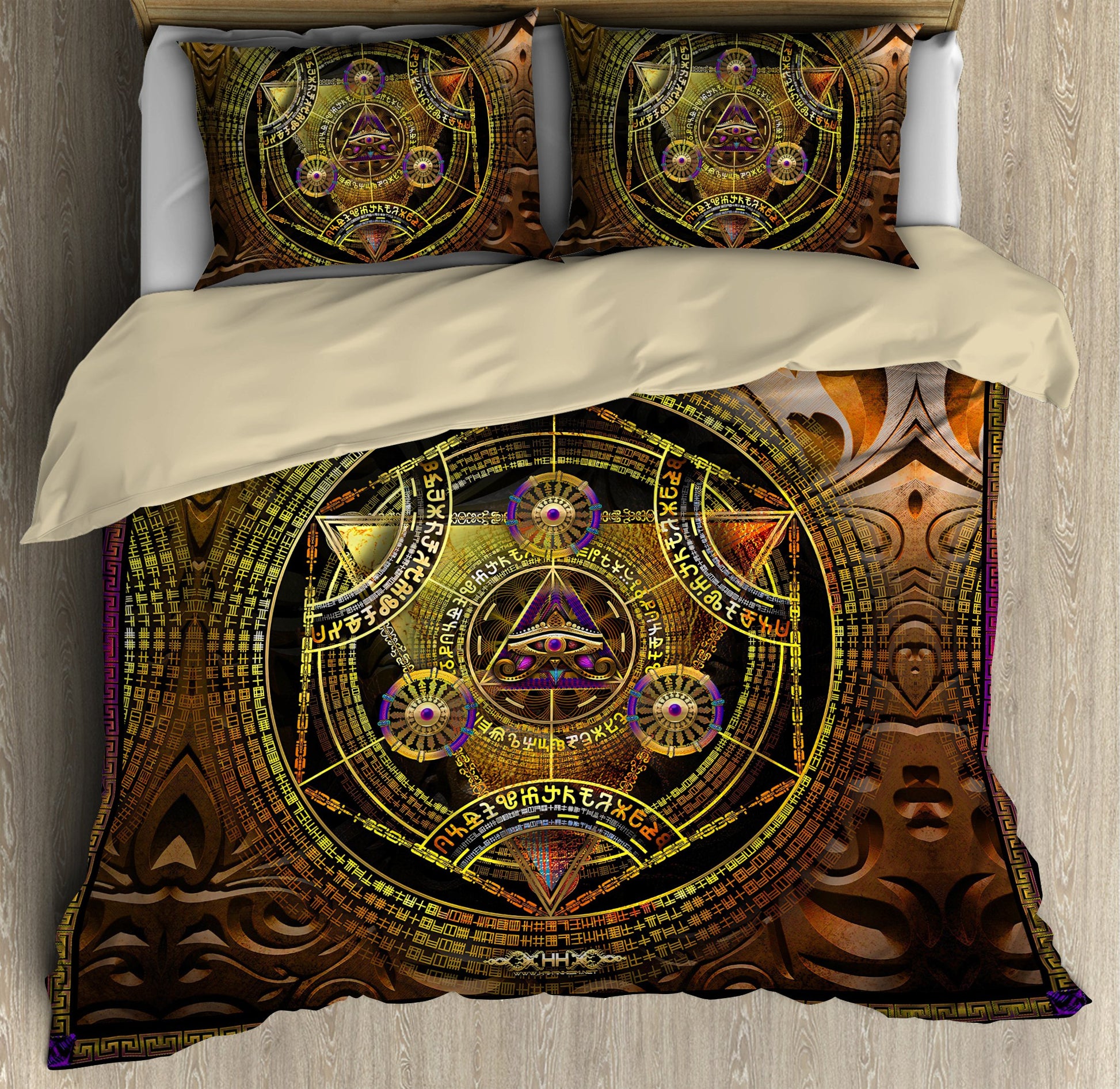 Ancient Egypt Art Bedding Set-HP-Bedding-HP Arts-Twin-Vibe Cosy™