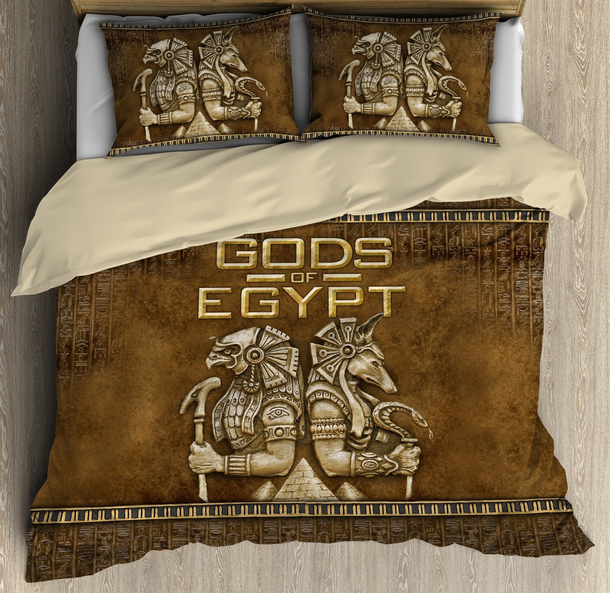 Gods Of Egypt Bedding Set-HP-Bedding-HP Arts-Twin-Vibe Cosy™
